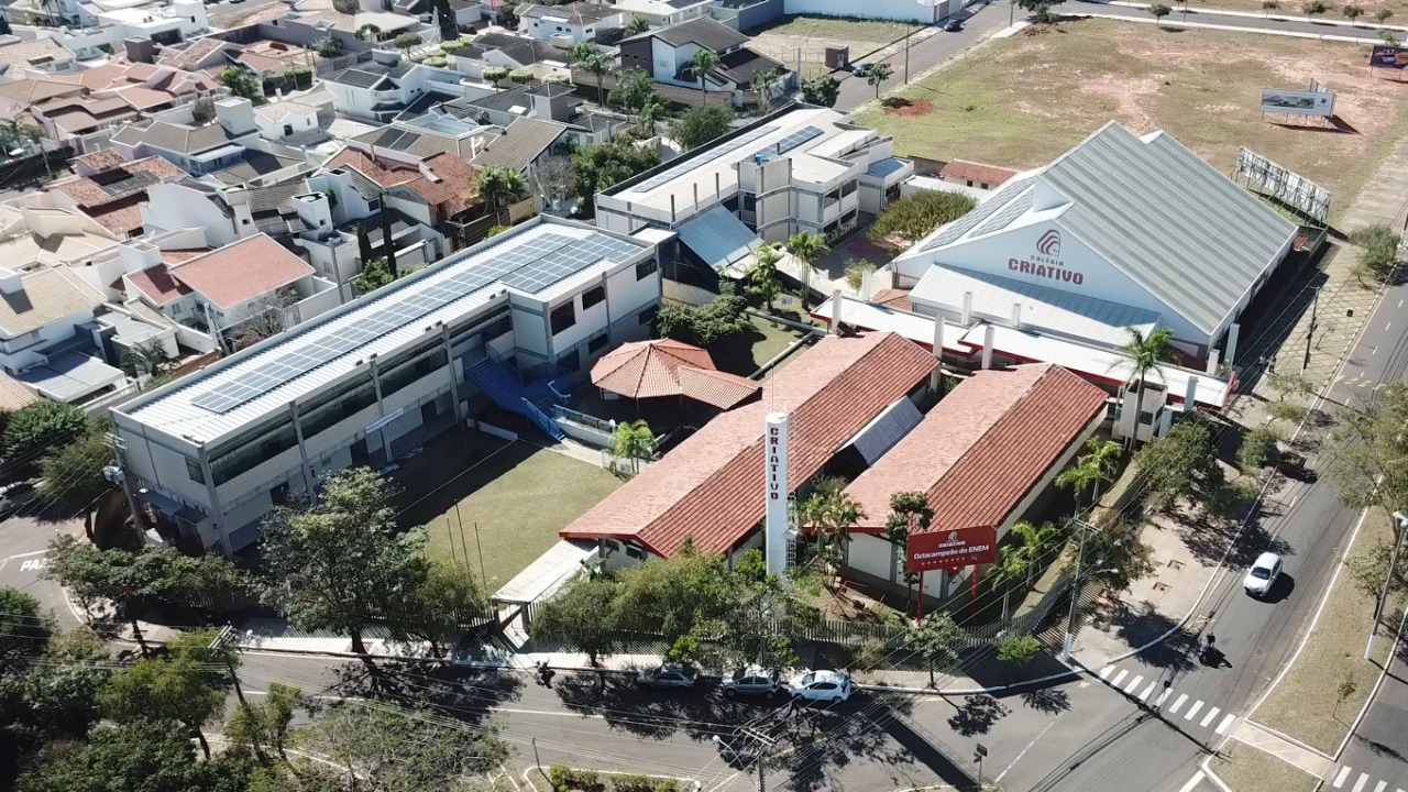 Vista da Unidade II do Colégio Criativo